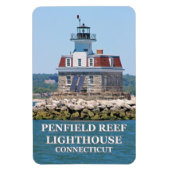 Penfield Reef Lighthouse, Connecticut Flexi Magnet (Vertikal)