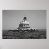 Penfield Reef Lighthouse Poster (Vorne)