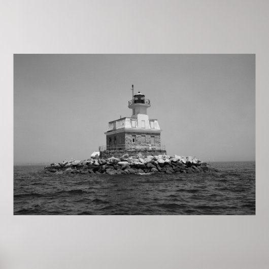 Penfield Reef Lighthouse Poster (Vorne)