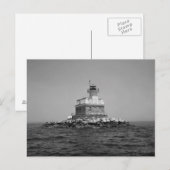 Penfield Reef Lighthouse Postkarte (Vorne/Hinten)