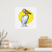 Penga Pelican Poster (Küche)