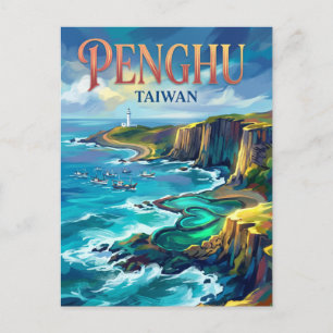 Penghu-Inseln Taiwan Postkarte