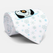 Pengi im Schnee Krawatte (Gerollt)