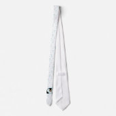 Pengi im Schnee Krawatte (Rückseite)