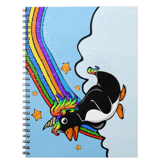 Pengicorn Spiral Notebook Notizblock (Vorderseite)