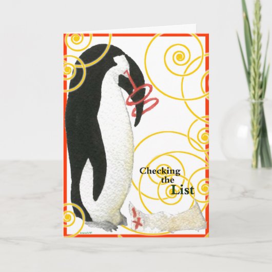 PengiHoliday Fred humorvolle Karte (Vorderseite)