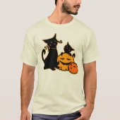 PengiHolidays Black Cats Bio Shirt (Vorderseite)