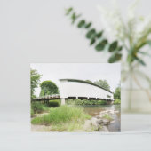 Pengra Covered Bridge Postkarte (Stehend Vorderseite)