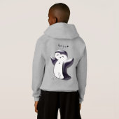 Pengu Happy Pinguin Fun Club (Black-G) Kinder Hoodie (Schwarz voll)