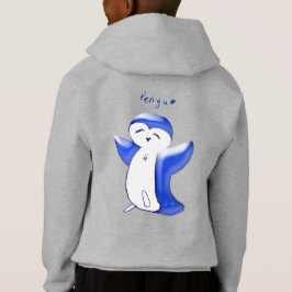 Pengu Happy Pinguin Fun Club (Blue-G) Kinder Hoodi Hoodie
