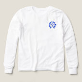 Pengu Happy Pinguin Fun Club (Blue-W) Langärmelige (Design Vorderseite)