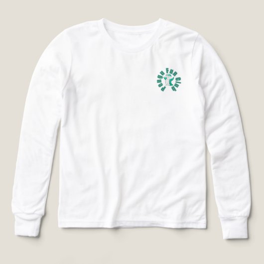 Pengu Happy Pinguin Fun Club (Green-W) Langärmelig (Design Vorderseite)