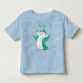 Pengu Happy Pinguin (grün) Kinderhemd Kleinkind T-shirt
