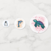 Pengu Party Konfetti (Rückseiten)