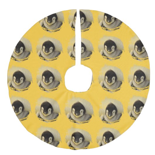 Penguin 2014-0801 leinenimitat weihnachtsbaumdecke (Vorderseite)