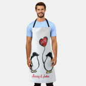 Penguin 40. Ruby oder jedes Hochzeitstag Schürze (Getragen)