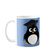 Penguin-Abschluss-Entwurf - personalisierte Tasse