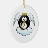 Penguin Angel Keramik Ornament (Rechts)