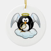 Penguin Angel Keramik Ornament (Vorne)