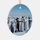 Penguin-Ansammlung Keramik Ornament (Rechts)