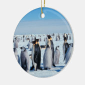 Penguin-Ansammlung Keramik Ornament (Links)