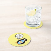 Penguin Argentine Flaggengespräche Untersetzer (Vor Ort)