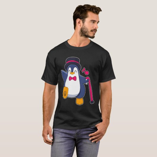 Penguin as Groom with Tie T-Shirt (Vorne ganz)