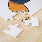 Penguin at Football Sports Puzzle (Seite)