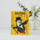Penguin Awareness Day PostCard - January 20 Postkarte (Stehend Vorderseite)