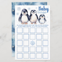 Penguin Baby Bingo Game - Winterthema