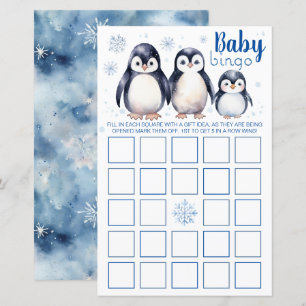 Penguin Baby Bingo Game - Winterthema