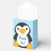 Penguin Baby Dusche Blue Geschenkschachtel (Geöffnet)