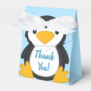 Penguin Baby Dusche Blue Geschenkschachtel