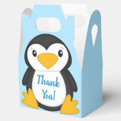 Penguin Baby Dusche Blue Geschenkschachtel (Geöffnet)