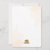 Penguin Baby Dusche Einladung (Rückseite)