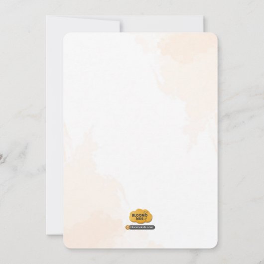 Penguin Baby Dusche Einladung (Rückseite)