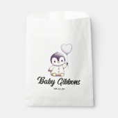 Penguin Baby Dusche Napkins Geschenktütchen (Vorderseite)