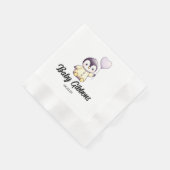 Penguin Baby Dusche Napkins Serviette (Ecke)