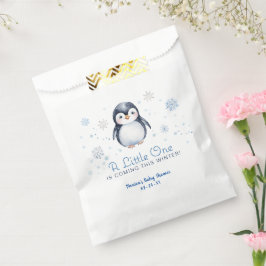 Penguin Baby Showtasche - Winter Geschenktütchen