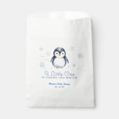 Penguin Baby Showtasche - Winter Geschenktütchen (Vorderseite)