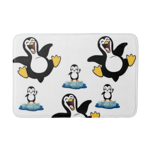 Penguin Badezimmer Badewanne Mat Badematte (Vorderseite)