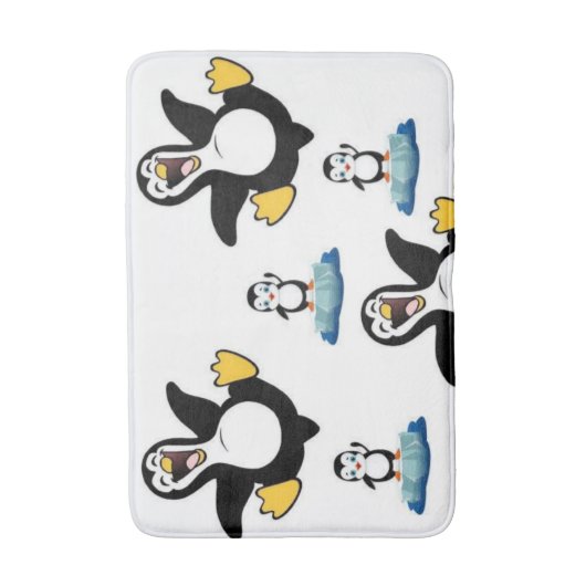 Penguin Badezimmer Badewanne Mat Badematte (Vorderseite Vertikal)