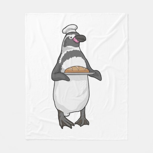Penguin Baker Brot Fleecedecke (Vorderseite)