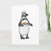 Penguin Baker Brot Karte (Vorderseite)