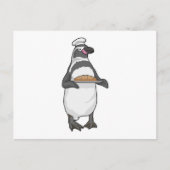 Penguin Baker Brot Postkarte (Vorderseite)