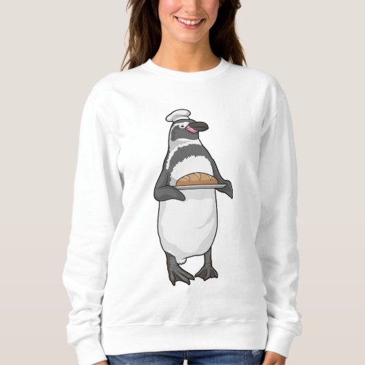 Penguin Baker Brot Sweatshirt (Vorderseite)