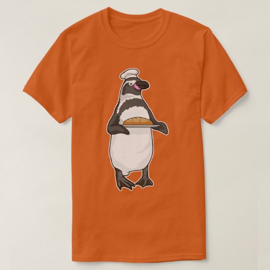 Penguin Baker Brot T-Shirt (Design vorne)