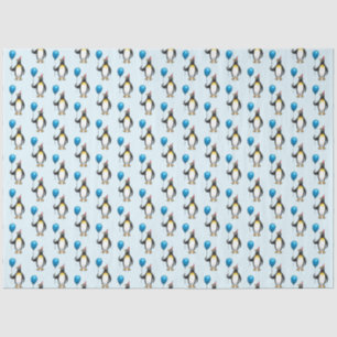 Penguin Balloon Partyhat Seidenpapier