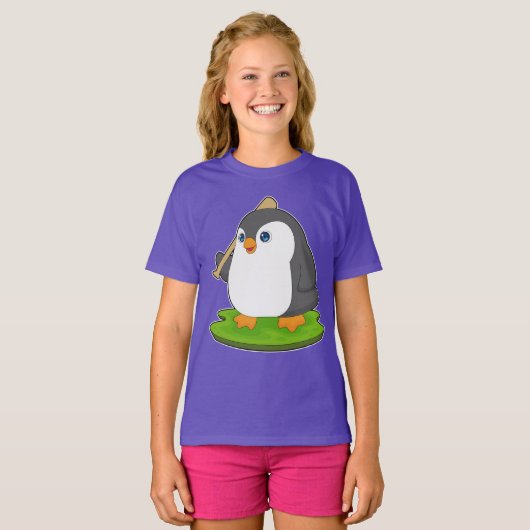 Penguin Baseball Baseball T-Shirt (Vorne ganz)