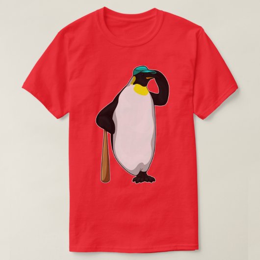 Penguin Baseball Baseball T-Shirt (Design vorne)